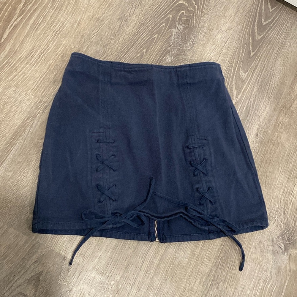 Denim Mini Skirt